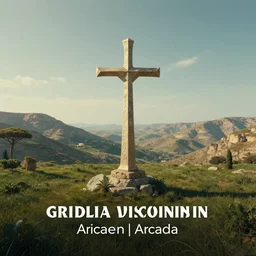an amazing award winning photo of a surreal landscape with the holy grail, Arcadia