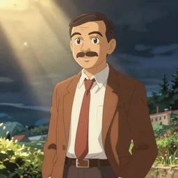 A still of Mr Bean in a 2010s anime