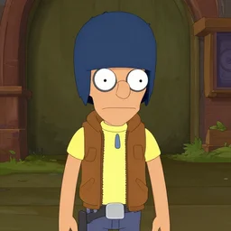 screenshot of tina from bob's burgers in borderlands 3