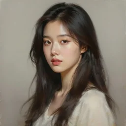 perfectly - portrait of a beautiful female korean movies character, intricate, highly detailed, digital painting, loose brush strokes, realistic shaded lighting, artstation, concept art, smooth, sharp focus, illustration, realism, oil painting, unreal engine 5, 8 k, art by sam spratt and peter mohrbacher