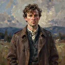 Oil Painting of Tommy Shelby from Peaky Blinders