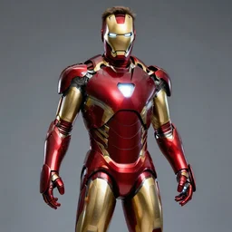 elon musk as iron man full body shot
