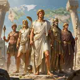 alternate historical event greek gods take over modern world artstation digital art high detail 4 k ultra detailed stylish art