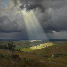 A painting by Wayne Reynolds