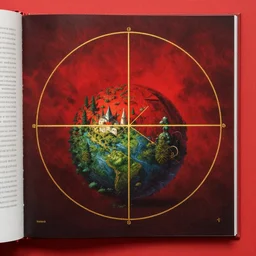 will graham, red, dark, by greg rutkowski, golden ratio, environment, hyper detail, concept artbook