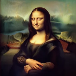 Mona Lisa, painted by René Magritte