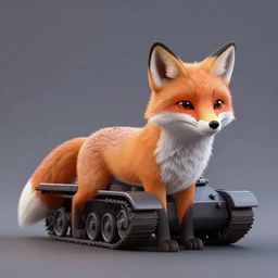 tank in the shape of fox