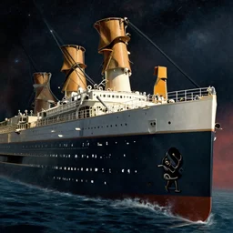 Titanic in space