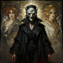symmetry!! portrait of female plague doctor, sinister, lovecraftian, cosmic horror, intricate mask, highly detailed, dynamic lighting, digital art, digital painting, artstation, wlop, sharp focus, illustration, art by artgerm and greg rutkowski and alphonse mucha, 8 k
