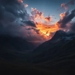 landscape photography by marc adamus, dramatic lighting, sunrise dramatic sky