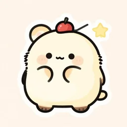 cute mushling sticker