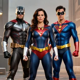 the peacemaker and eagly and vigilante posing cool
