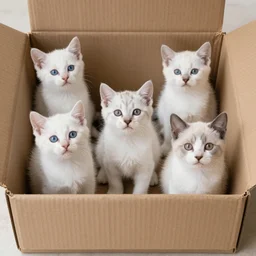 karate kittens in a box