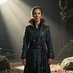 Ellie from The Last of Us as the Ancient One, film still from 'Doctor Strange'