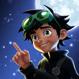 nico di angelo pixar character poster