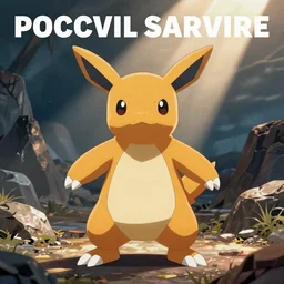 Official art of a Psychic-type Pokemon in the style of Ken Sugimori
