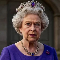 Queen Elizabeth as an NPC in Dying Light, gameplay screenshot, insanely detailed face