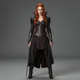full body photo of liv tyler as a vampire warrior