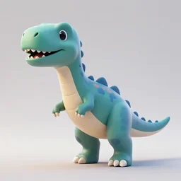 a synthwave dinosaur by android jones