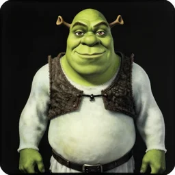 an x - ray photograph of shrek