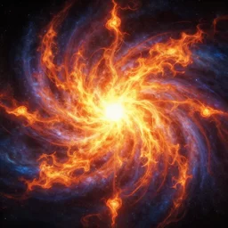 concept art for the entire universe uniting again into the holy fire of perfect love, reversing the big bang!! final victory of order over disorder!! final defeat of entropy! end of time, galactic scale!! digital painting, artstation, smooth, sharp focus