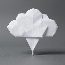 cloud strife origami, photo studio