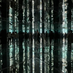 inside a mirror room