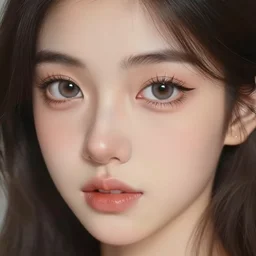 super beautiful girl face, dıgıtal painting, very cute, beautiful eye, 8 k, sharp focus, trending on artstation! dream super beautiful girl face, very cute, beautiful eye, 8 k, sharp focus, trending on artstation