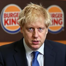 boris johnson working at burger king, character portrait, ultra realistic, concept art, intricate details, highly detailed by greg rutkowski, gaston bussiere, craig mullins, simon bisley