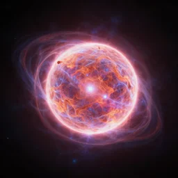 being made of plasma eradiating cosmic energy next to the solar system