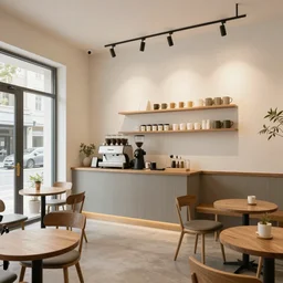 unique coffee shop interior design 4 k