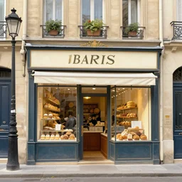 street view bakery in paris, fantasy, highly detailed, art by greg rutkowski