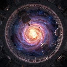 the inner working of the universe, trending on artstation, science fiction, octane render, comic book art, highly detailed, concept art