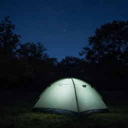 a tent under a sky full of stars in a forest in england, sense of longing, rule of thirds, clever design, decorative modern graphic design collage border, by hannah hoch and jesse treece and christian jackson and josh brill