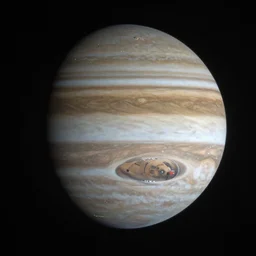 Space flight on Jupiter's surface