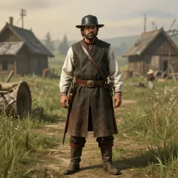 A zaporizhian sich cossack in Red Dead Redemption 2