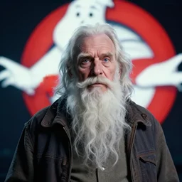 portrait of old egon spengler as a spirit, ghostbusters afterlife, detailed, 4 k