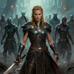 realistic character with powers based on their hobby, a hero against an infinite legion of evil, movie style sci-fi fantasy character artwork by Wayne Reynolds Kinkade and Dan Mumford Monet
