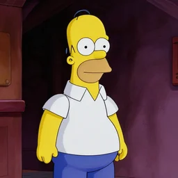 a still of homer simpson in the shining movie