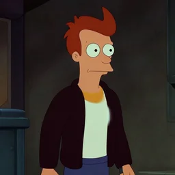 still image of lila from futurama in the dark knight, cinematic, anamorphic, 8 0 mm f / 2. 8 l, 3 5 mm film, movie