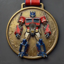 phantom, medal, badge, medallion, metal, detail, transformers, fantasy art, digital art, impasto, rendering, oil painting