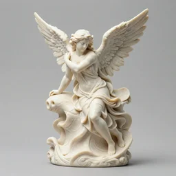 ivory figure sculpture depicting the fall of an angel, exuberant organic elegant forms, by Karol Bak and Filip Hodas:: colorful intricate mandala explosions:: Intuit art:: damask wallpaper:: symmetrical