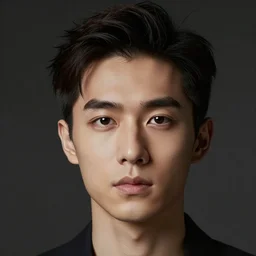 a man with too big head