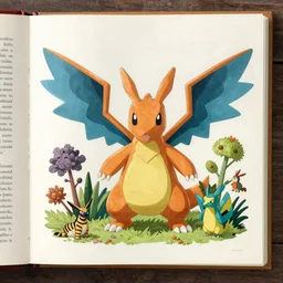 detailed illustration of a pokemon in 1 8 8 0 johnson's household book of nature by ernst haeckel, matte artwork, artstation