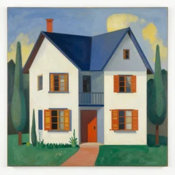 perfect house by marchel duchamp, style by el lisitskiy, more details, high quality, beautiful,