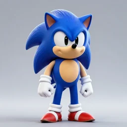 donald trump in the style of sonic the hedgehog