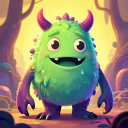 a very friendly unimaginable horror beyond human comprehension, a very detailed digital art, trending on art station, friendly art, lovecraftian monster, positive and fun vibes, bright colors