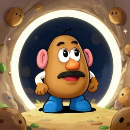 Dr. Potato strange opens a portal to the potato dimension