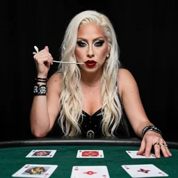 lady gaga just dance poker face the fame 2 0 0 8 2 0 0 9 photoshoot, highly realistic. high resolution. highly detailed. dramatic. 8 k. 4 k.