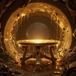 dripping tunnel, mangonel table, exquisite, volumetric lighting, 8 k octane beautifully detailed render, post - processing, extremely hyper - detailed, intricate, epic composition, cinematic lighting, masterpiece, trending on artstation, stunning art by caravaggio, by bakshi, beautiful cinematic light